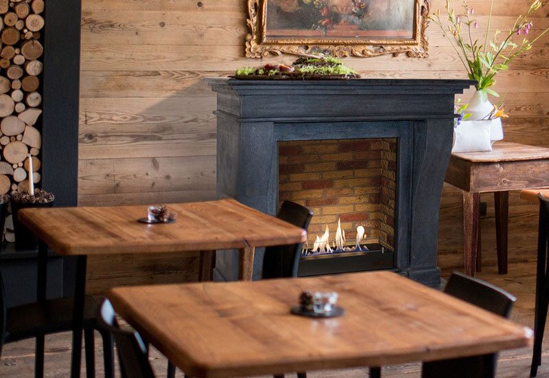 Kreta, classic fireplace