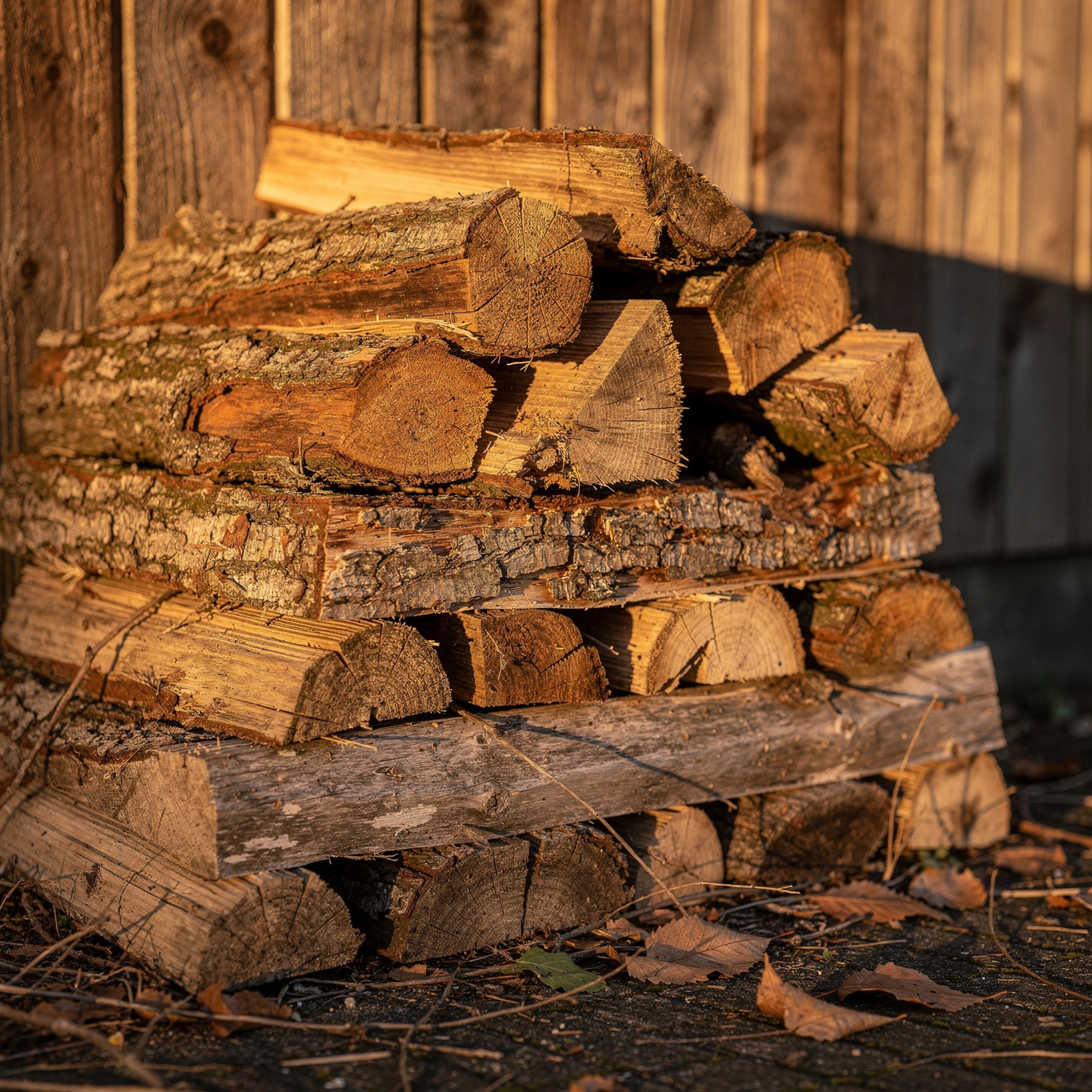Pile of firewood