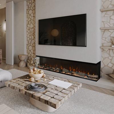 Lucius electric built-in fire