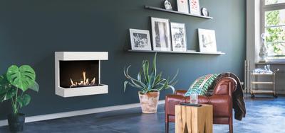 Umbria wall fireplace