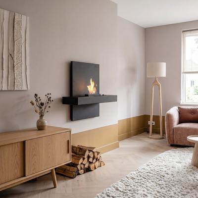 Built-in unit Small. Bioethanol fireplace