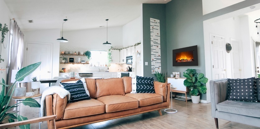 Varese wall fireplace