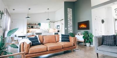 Varese wall fireplace